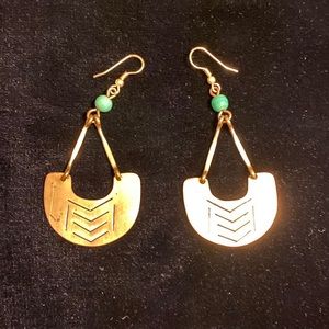 Boho Gold Dangle Earrings